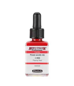 Schmincke Aero Color Akrilik Mürekkep 28 ml. 033 Candy Colors Flame Red