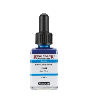 Schmincke Aero Color Akrilik Mürekkep 28 ml. 041 Candy Colors Sky Blue
