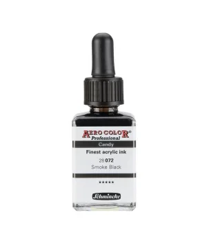 Schmincke Aero Color Akrilik Mürekkep 28 ml. 072 Candy Colors Smoke Black
