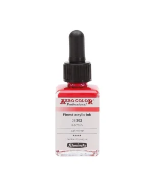 Schmincke Aero Color Akrilik Mürekkep 28 ml. 302 Carmine