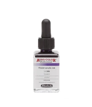 Schmincke Aero Color Akrilik Mürekkep 28 ml. 305 Violet