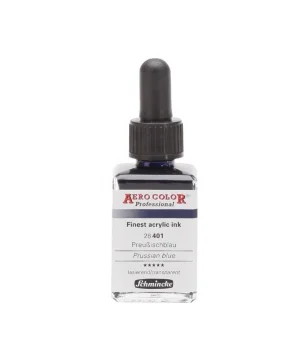 Schmincke Aero Color Akrilik Mürekkep 28 ml. 401 Prussian Blue