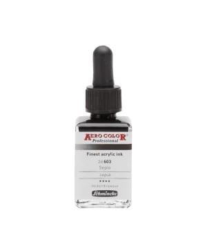 Schmincke Aero Color Akrilik Mürekkep 28 ml. 603 Sepia