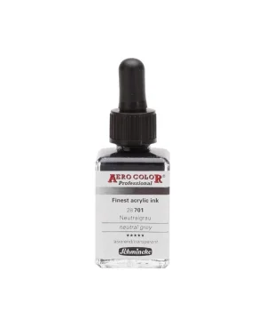 Schmincke Aero Color Akrilik Mürekkep 28 ml. 701 Neutral Grey