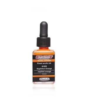 Schmincke Aero Color Akrilik Mürekkep 28 ml. 826 Naphtol Orange