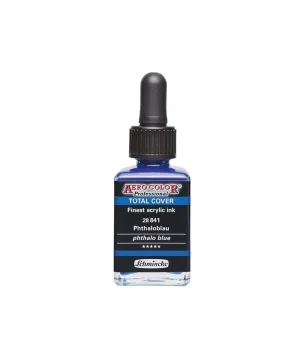 Schmincke Aero Color Akrilik Mürekkep 28 ml. 841 Phthalo Blue