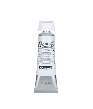Schmincke Akademie Guaj Boya 20 ml. 100 White Opaque