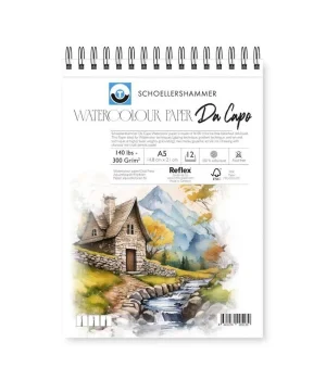 Schoellershammer Da Capo Cold Press Suluboya Defteri 300 gr. A5 12 yaprak