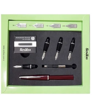 Scrikss Kaligrafi Seti Bordo