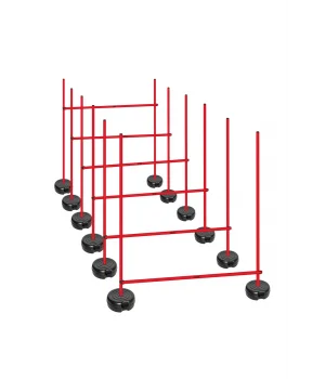 Scucs 1148 Slalom Seti Boş Renkli Kırmızı
