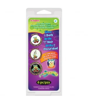 Sculpey Glow In The Dark Karanlıkta Parlayan Polimer Kil Seti