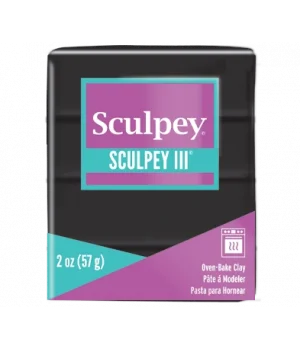 Sculpey III Polimer Kil 042 Black (Siyah)