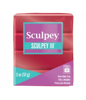 Sculpey III Polimer Kil 1140 Deep Red Pearl (Kırmızı Simli)