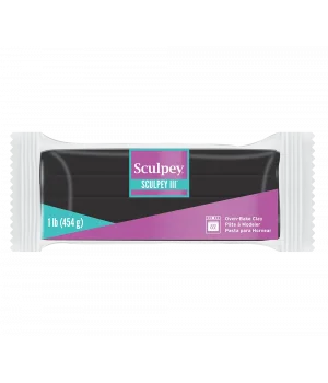 Sculpey III Polimer Kil 454 gr. 042 Black (Siyah)