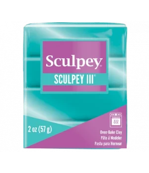 Sculpey III Polimer Kil 538 Teal Pearl