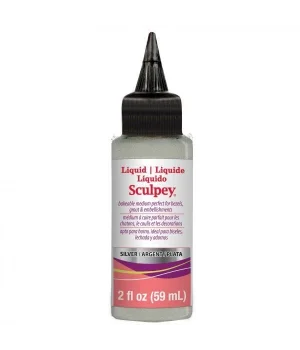 Sculpey Liquid Sıvı Polimer Kil 59 ml. Gümüş