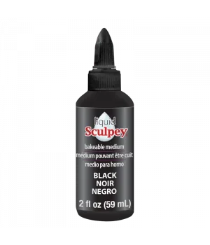 Sculpey Liquid Sıvı Polimer Kil 59 ml. Siyah