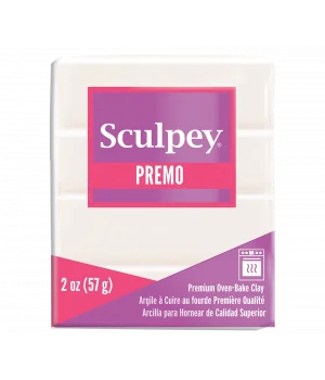 Sculpey Premo Accents Ekstra Efektli Polimer Kil 5527 White Translucent