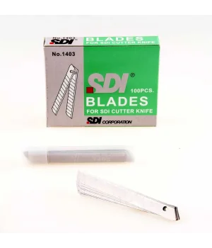 SDI Dar Maket Bıçağı Yedeği 9 mm 100lü Paket