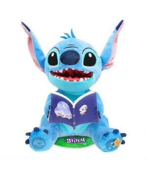 Sesli Karanlıkta Parlayan Masal Anlatan Stitch İnteraktif Peluş 34 cm