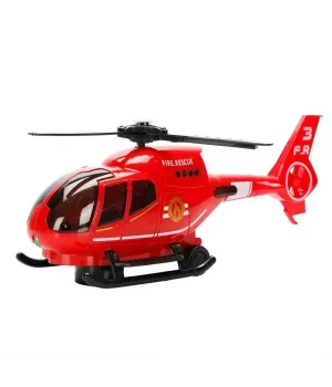Sesli ve Işıklı Projeksiyonlu İtfaiye Helikopteri 30 cm