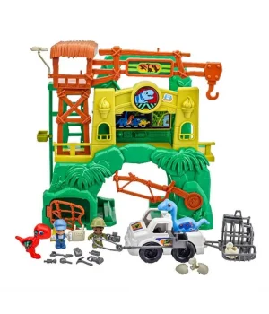 Sesli ve Işıklı Tiny Kiddom Dino Kreş Kulesi Oyun Seti 28 Parça