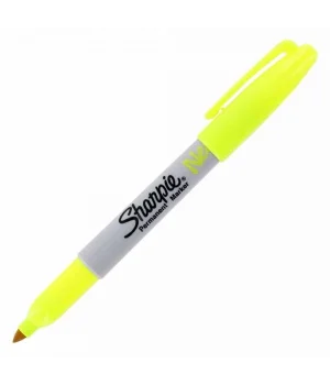 Sharpie Neon Permanent Marker Kalem Fine Uç FOSFORLU SARI