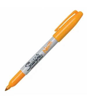 Sharpie Neon Permanent Marker Kalem Fine Uç FOSFORLU TURUNCU