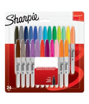 Sharpie Permanent Marker Kalem Seti Fine Uç 24 Renk