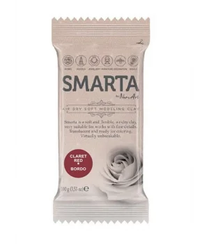 Smarta Havayla Kuruyan Modelleme Hamuru 100 gr. BORDO