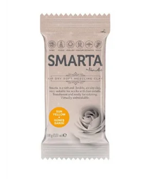 Smarta Havayla Kuruyan Modelleme Hamuru 100 gr. GÜNEŞ SARISI