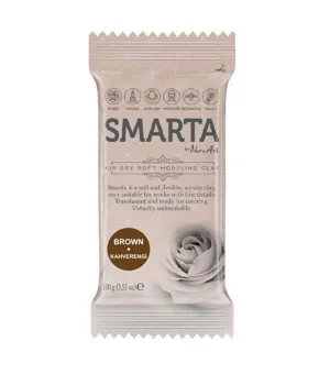 Smarta Havayla Kuruyan Modelleme Hamuru 100 gr. KAHVERENGİ