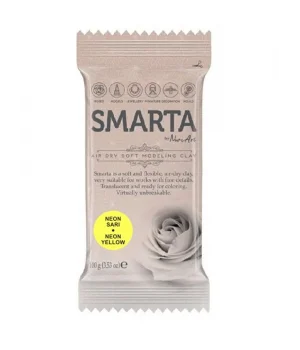 Smarta Havayla Kuruyan Modelleme Hamuru 100 gr. NEON SARI