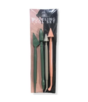 Smarta Modeling Tool Plastik Kil Heykel Modelleme (Modelaj) Seti 4 Parça