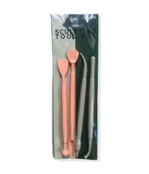 Smarta Sculpting Tool Plastik Kil Heykel Modelleme (Modelaj) Seti 4 Parç