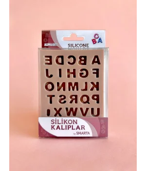 Smarta Silicone Moulds Silikon Epoksi ve Polimer Kil Kalıbı ALPHABET