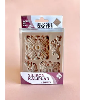 Smarta Silicone Moulds Silikon Epoksi ve Polimer Kil Kalıbı ANTIQUE SET