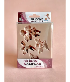 Smarta Silicone Moulds Silikon Epoksi ve Polimer Kil Kalıbı BABY ANGELS