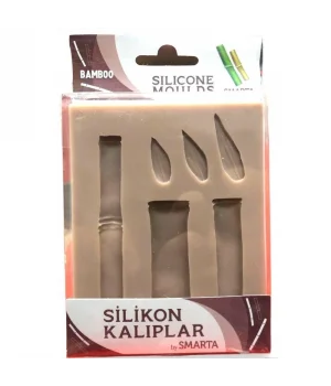 Smarta Silicone Moulds Silikon Epoksi ve Polimer Kil Kalıbı BAMBOO