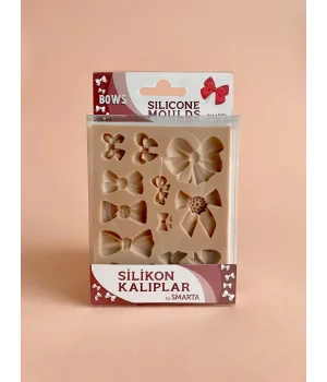 Smarta Silicone Moulds Silikon Epoksi ve Polimer Kil Kalıbı BOWS