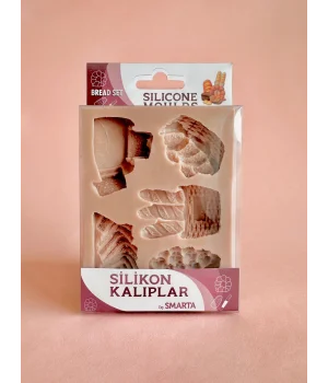 Smarta Silicone Moulds Silikon Epoksi ve Polimer Kil Kalıbı BREAD SET