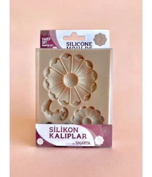 Smarta Silicone Moulds Silikon Epoksi ve Polimer Kil Kalıbı DAISY SET