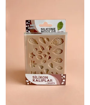 Smarta Silicone Moulds Silikon Epoksi ve Polimer Kil Kalıbı MINI LEAVES