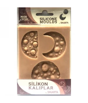 Smarta Silicone Moulds Silikon Epoksi ve Polimer Kil Kalıbı MOON CYCLES