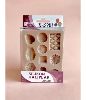Smarta Silicone Moulds Silikon Epoksi ve Polimer Kil Kalıbı PATISSERIE SET