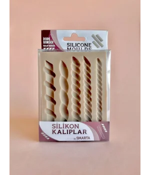 Smarta Silicone Moulds Silikon Epoksi ve Polimer Kil Kalıbı ROPE BORDER