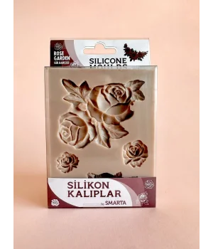 Smarta Silicone Moulds Silikon Epoksi ve Polimer Kil Kalıbı ROSE GARDEN SET