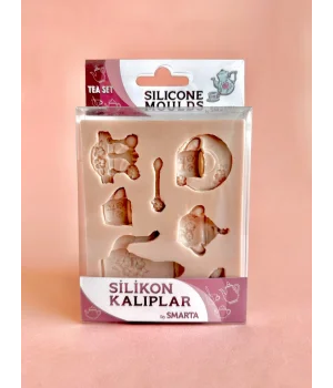 Smarta Silicone Moulds Silikon Epoksi ve Polimer Kil Kalıbı TEA SET