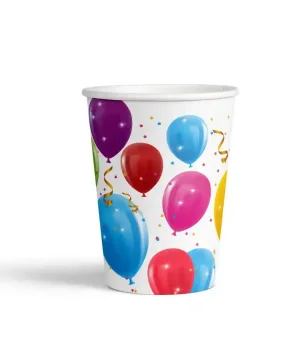 Sparkling Balloons Karton Bardak