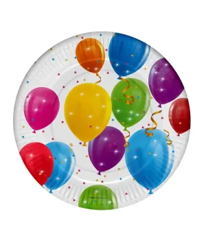 Sparkling Balloons Karton Tabak